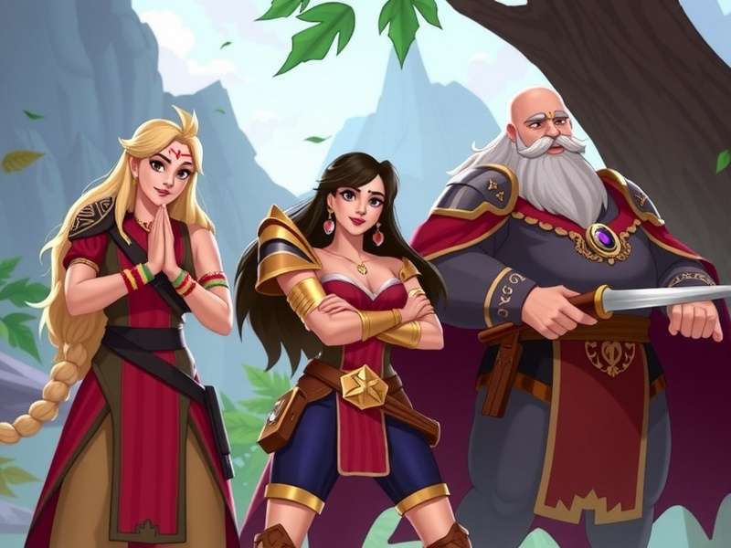 Ginger Protector Titan Characters Ginger Protector Titan main characters including Ginger, Rani Maya, and Yogi Vikram