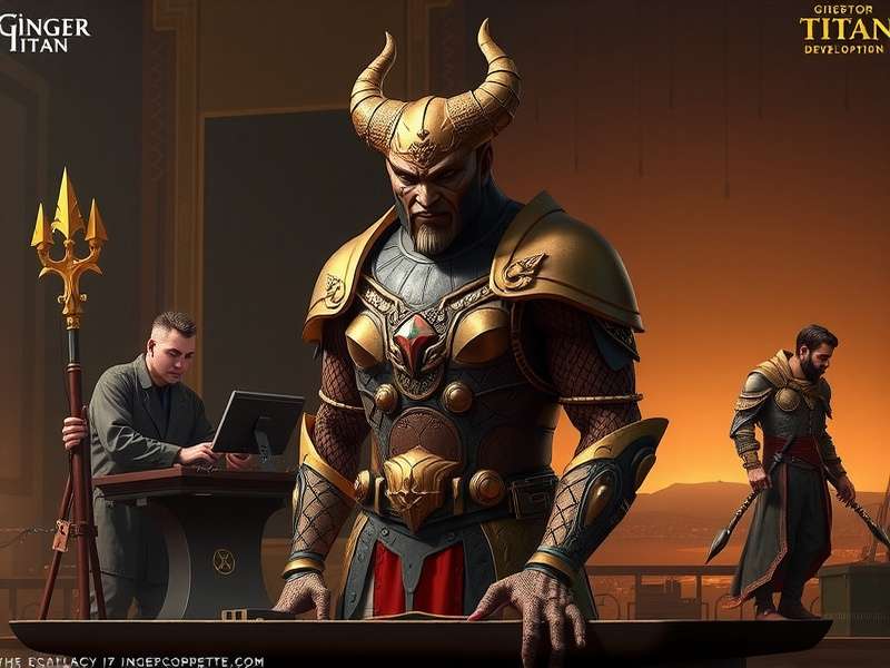 Ginger Protector Titan Development Team Ginger Protector Titan development team working in studio